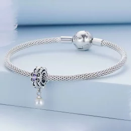 Charms Typu Pandora Perłowy streamer - BSC638