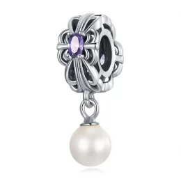 Charms Typu Pandora Perłowy streamer - BSC638