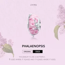 Charms Typu Pandora Phalaenopsis - SCC1281