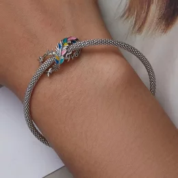 Charms Typu Pandora Piórkowy symbol nieskończoności - SCC2322