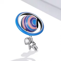 Charms Typu Pandora Planeta Astronauta - SCC2095