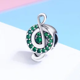 Charms Typu Pandora Potrójny klucz wiolinowy - SCC450