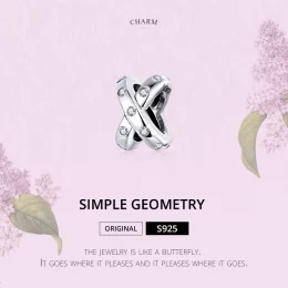 Charms Typu Pandora Prosta geometria - SCC1515