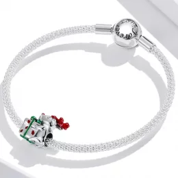 Charms Typu Pandora Renifery Daje Prezenty - BSC540