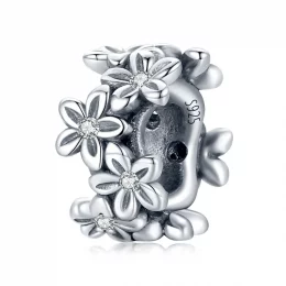 Charms Typu Pandora Retro Kwiaty - SCC1938