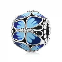 Charms Typu Pandora retro motyl - SCC1977