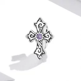 Charms Typu Pandora Retro Wzór Krzyża - BSC583