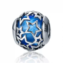 Charms Typu Pandora Romantyczne Gwiazdy - SCC511