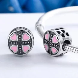 Charms Typu Pandora Różowa miłość - SCC157