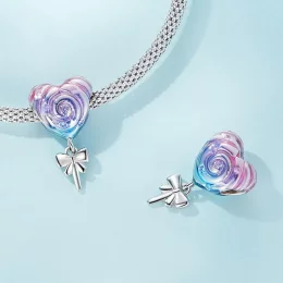 Charms Typu Pandora Tęczowy lizak - SCC2391