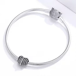 Charms Typu Pandora Tkanie serca - SCC1470