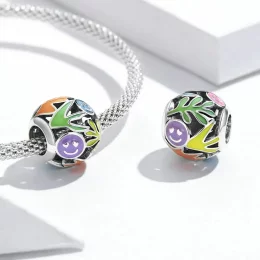 Charms Typu Pandora trawiasta buźka - SCC2163