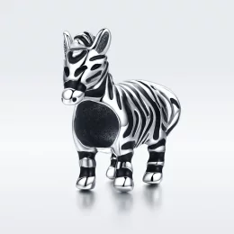 Charms Typu Pandora Urocza zwierzęca zebra - SCC550