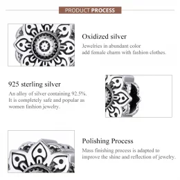 Charms Typu Pandora Vintage Lotos - SCC1823