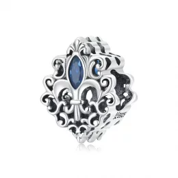 Charms Typu Pandora Vintage Wzór - Krople Wody - SCC2151