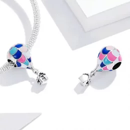 Charms Typu Pandora Wymarzony balon na ogrzane powietrze - BSC545