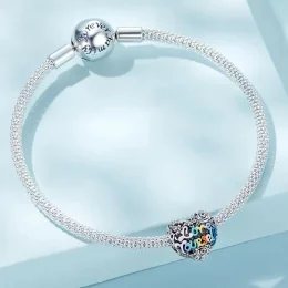 Charms Typu Pandora wzór serca - SCC2354