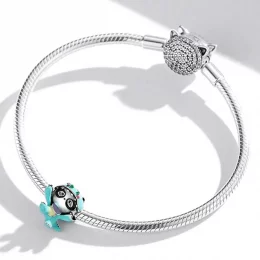 Charms Typu Pandora Zabawna panda - SCC1933