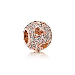 Charms Różowy rytm serca - 781426CZ - Charmsy | PANDORA