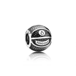 Basketball, clear enamel - Pandora PL