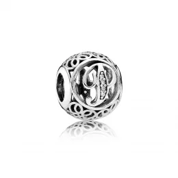 Charms P w stylu vintage - Pandora PL