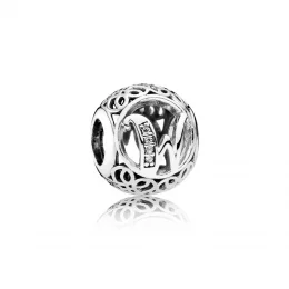 Charms W w stylu vintage - Pandora PL