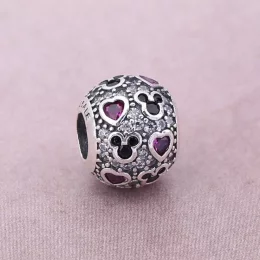 Disney, Sparkling Mickey & Hearts - Pandora PL