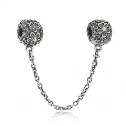 Safety Chain Bouquet w14K and Clip - Pandora PL