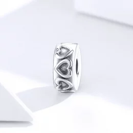 Klips Typu Pandora Relief w stylu vintage - SCC1557