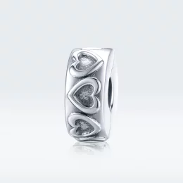 Klips Typu Pandora Relief w stylu vintage - SCC1557