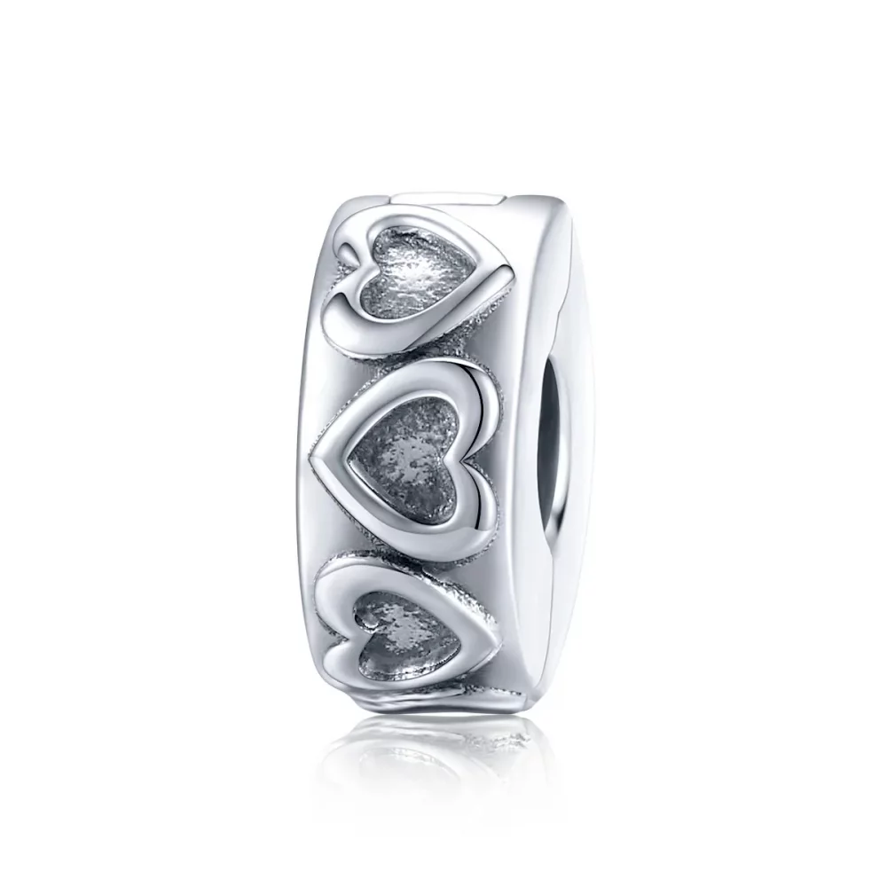 Klips Typu Pandora Relief w stylu vintage - SCC1557