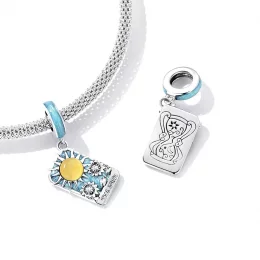 Zawieszka Typu Pandora Tarot - Słońce - SCC2264