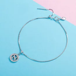 Charm Typu Pandora Me List życzeń-N - BSP001-N