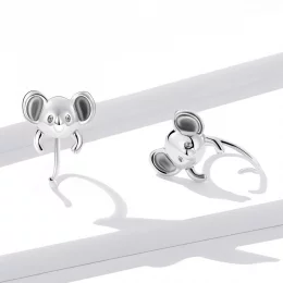 Kolczyki sztyfty Typu Pandora Mini Koala - BSE566