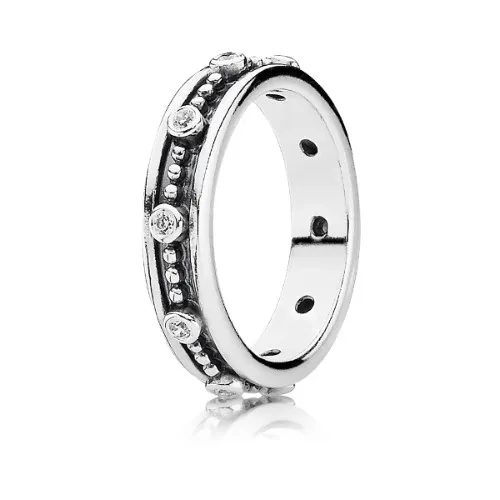 PANDORA Royalty, Clear CZ Ring