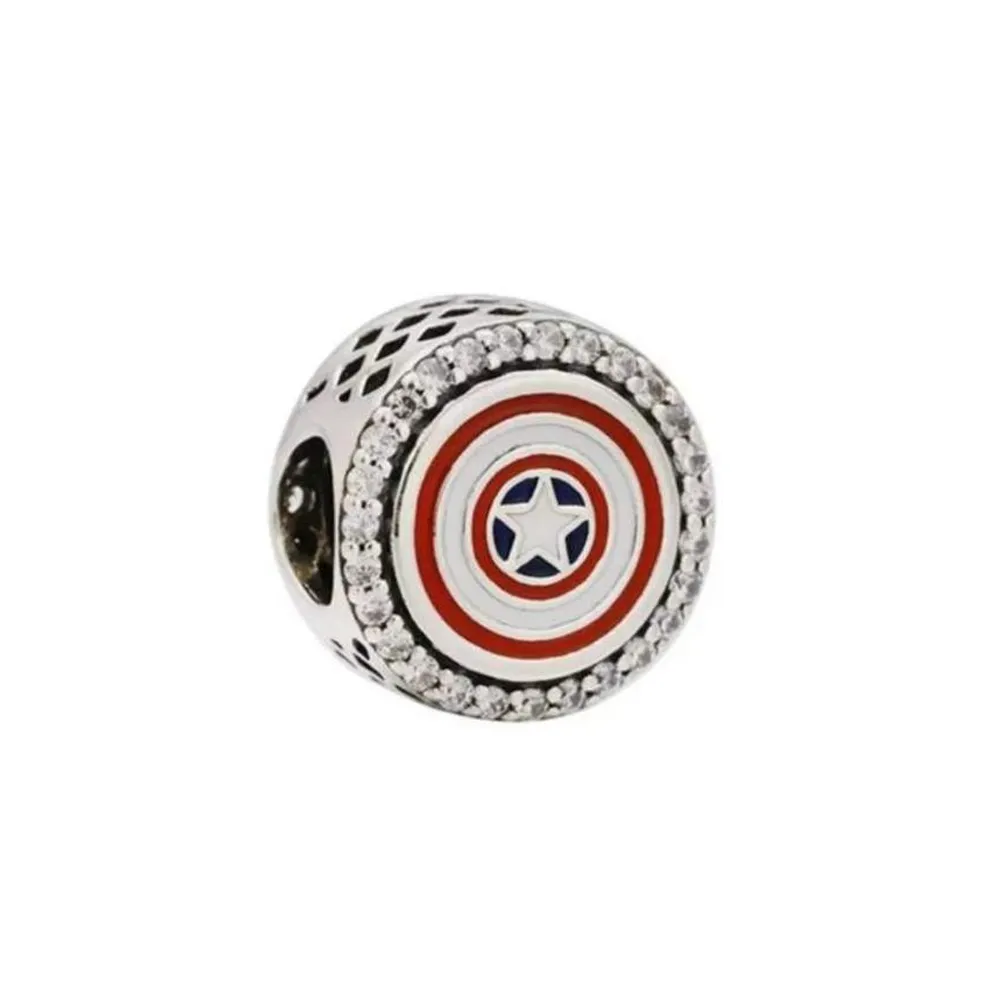 Charms PANDORA Tarcza Kapitana Ameryki, Marvel, The First Avenger - P-D-3623