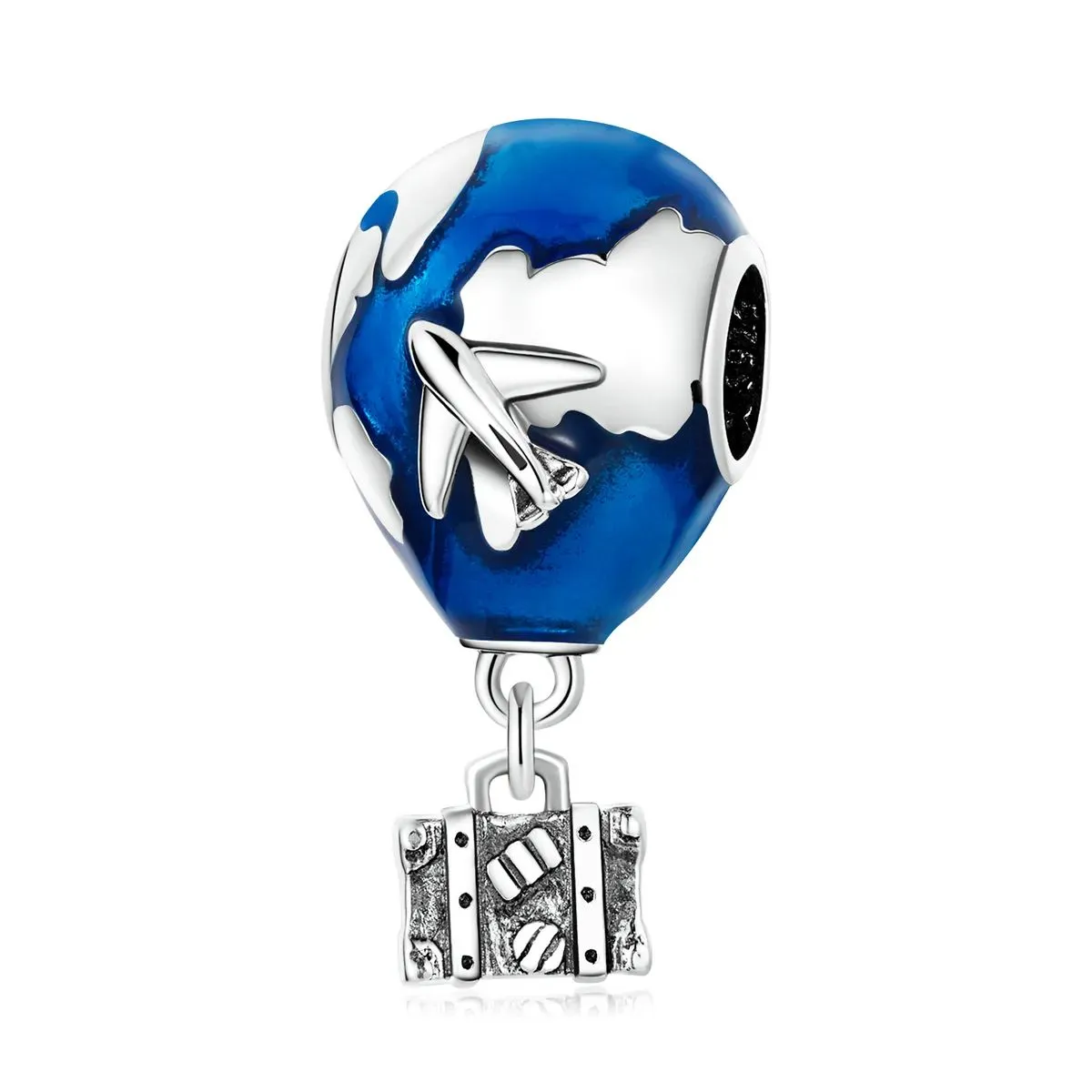 charms typu pandora globetrotter balon na ogrzane powietrze scc2028