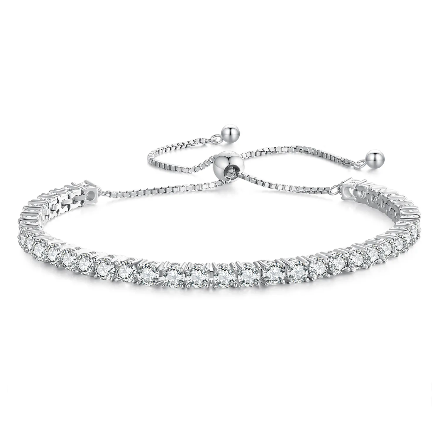 pandora style fine moissanite bracelet msb005