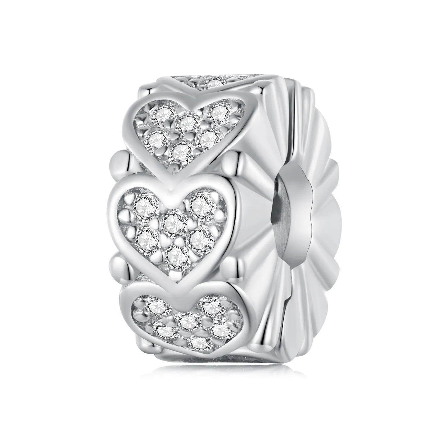 pandora style serce spacer bsc885