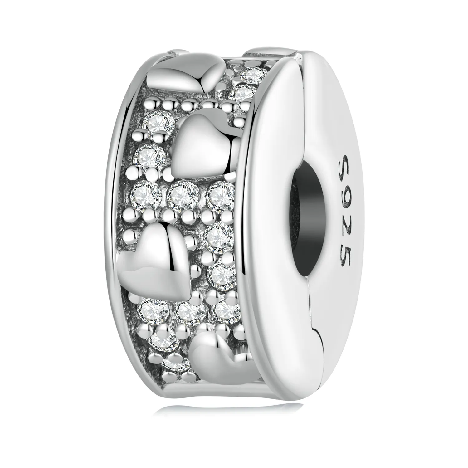 pandora stylu serce klip scc2492