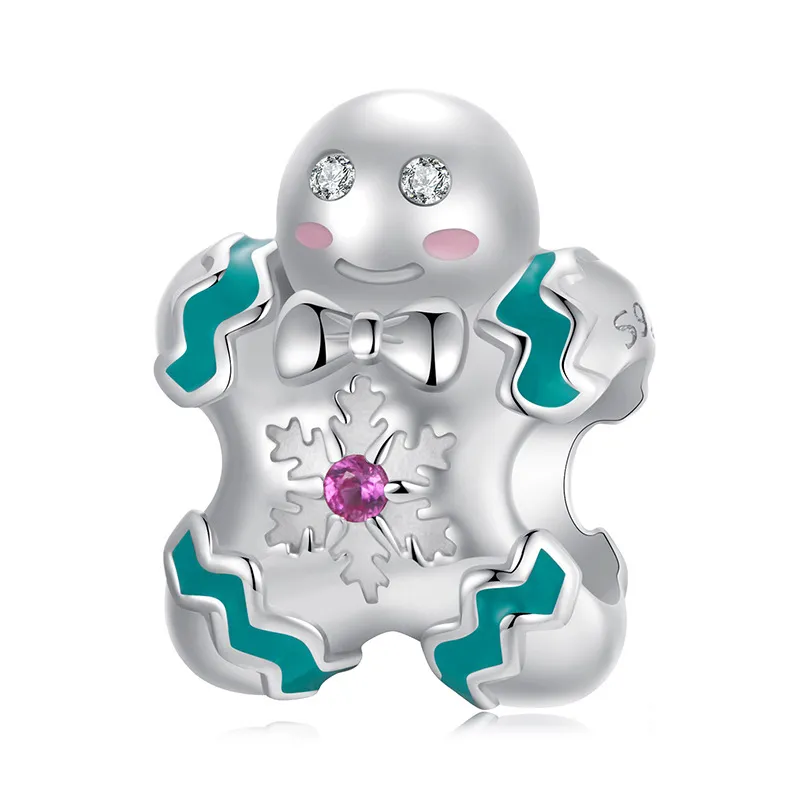 Korale w stylu PANDORA Gingerbread Man - BSC1068