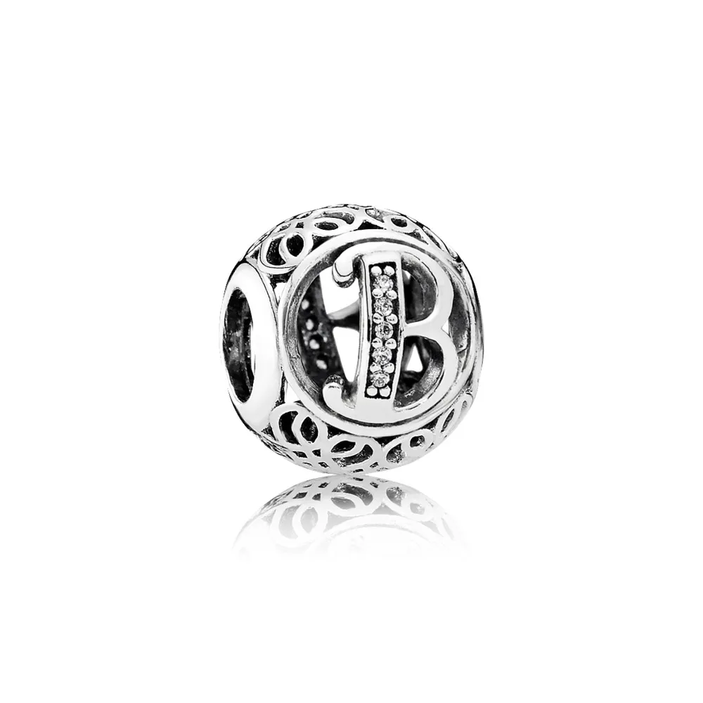 Charms B w stylu vintage - Pandora PL