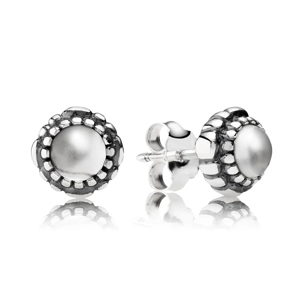 April Birthstone Stud Earrings - Pandora PL