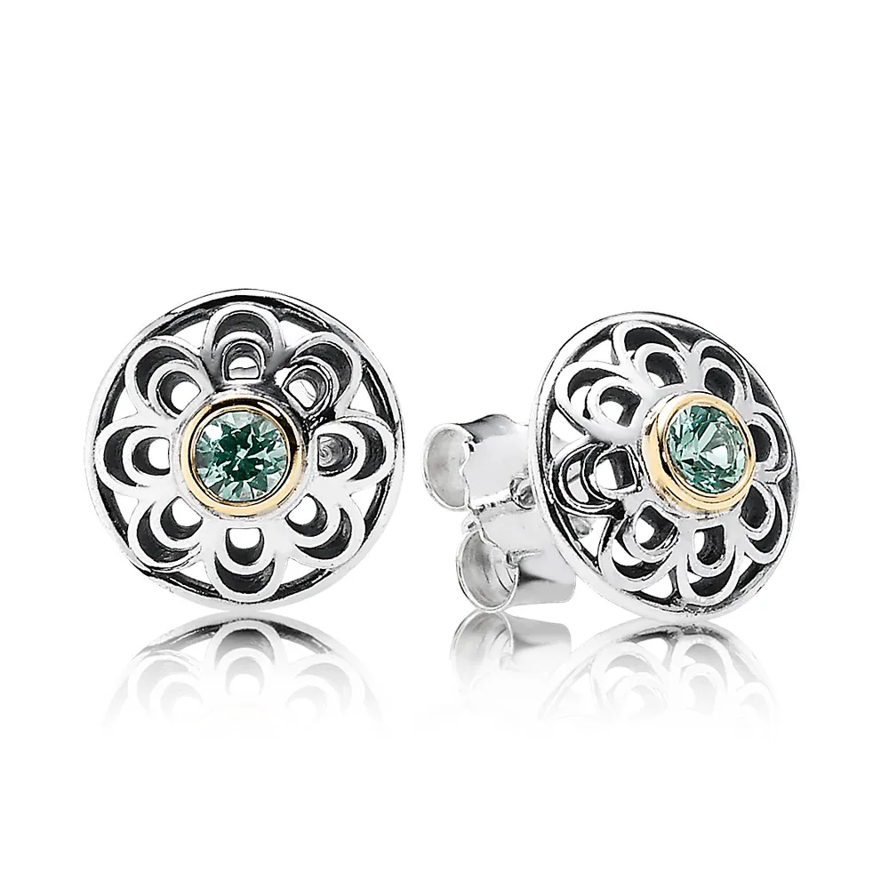 Vintage allure, synthetic green spinel - Pandora PL